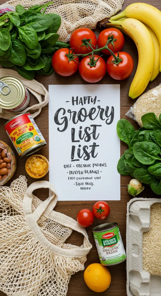 Your Grocery List Is Your Secret Weapon