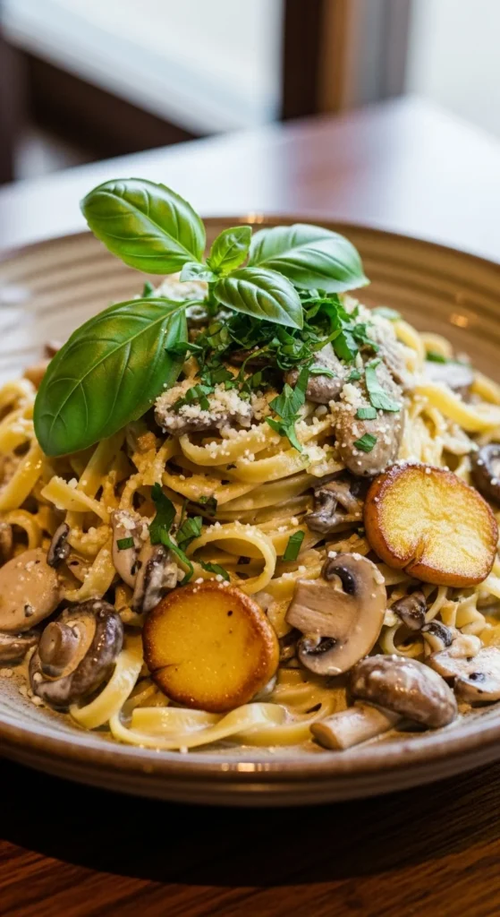 Mushroom Mac & Cheese