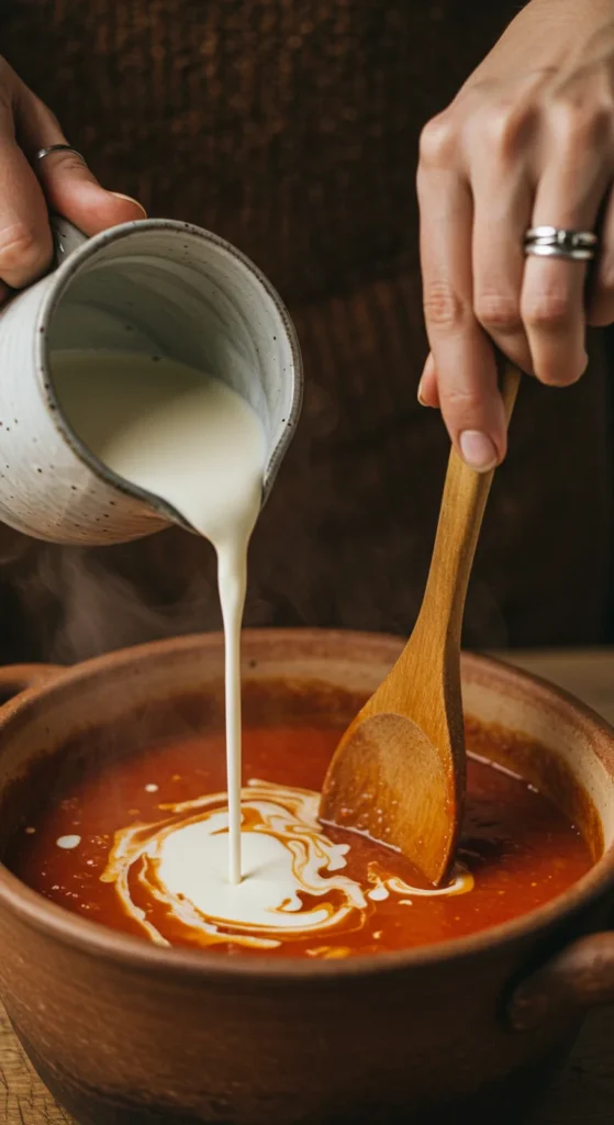 Layer in Creaminess Gradually