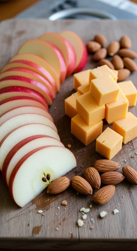 Apple & Cheddar Snack Board