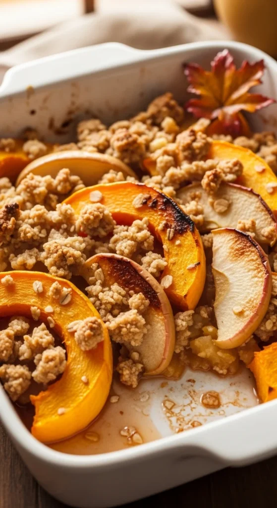 Autumn Squash and Apple Casserole