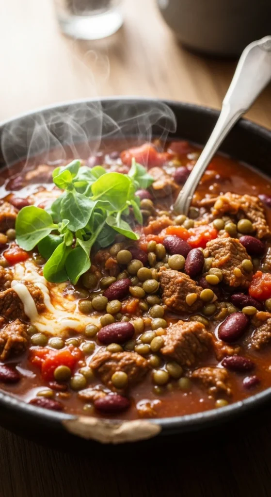 Beef and Lentil Chili