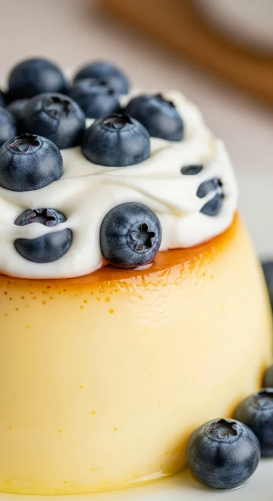 Blueberry Cream Cheese Bread Pudding