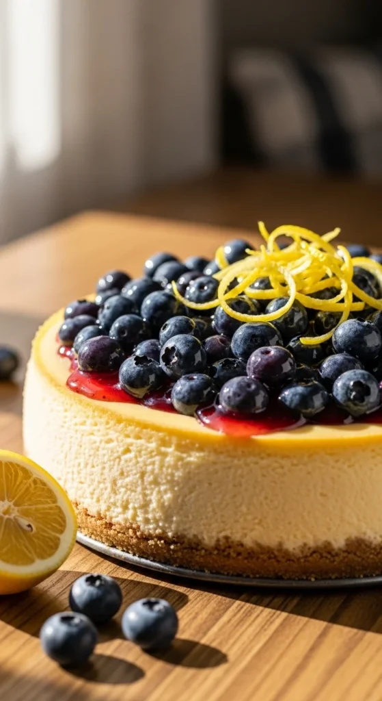 Blueberry Lemon Cheesecake
