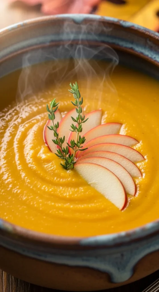 Butternut Squash Soup with Apple