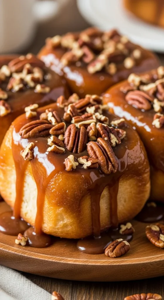 Caramel Pecan Cinnamon Rolls