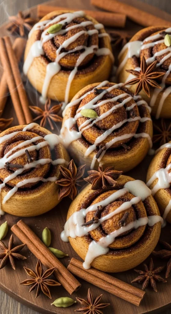 Chai-Spiced Cinnamon Rolls