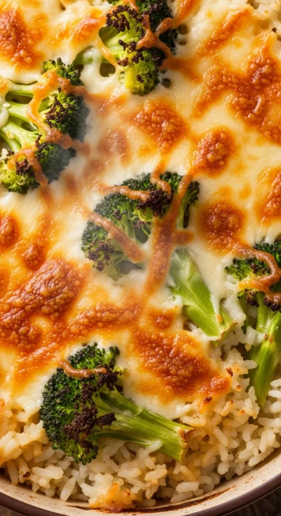 Cheesy Broccoli and Rice Casserole