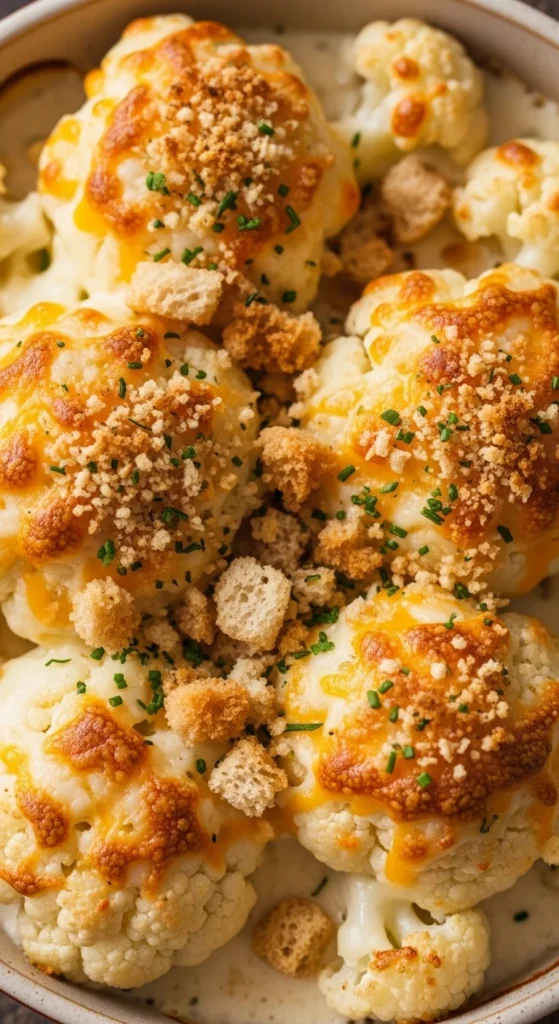 Cheesy Cauliflower Bake