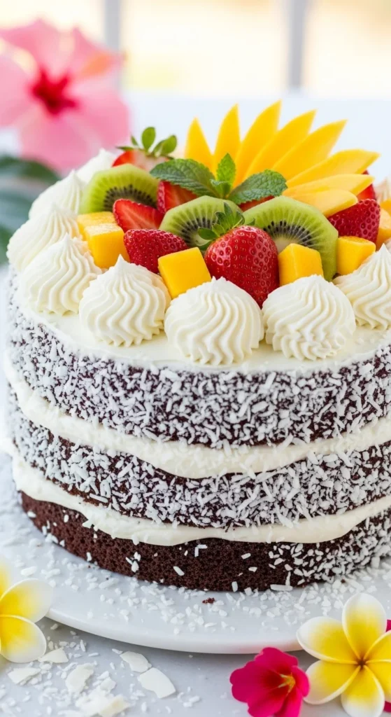 Chocolate Coconut Cake