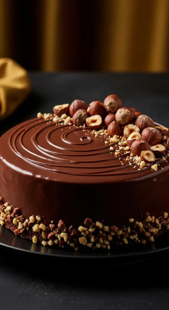  Chocolate Nutella Mousse Cake