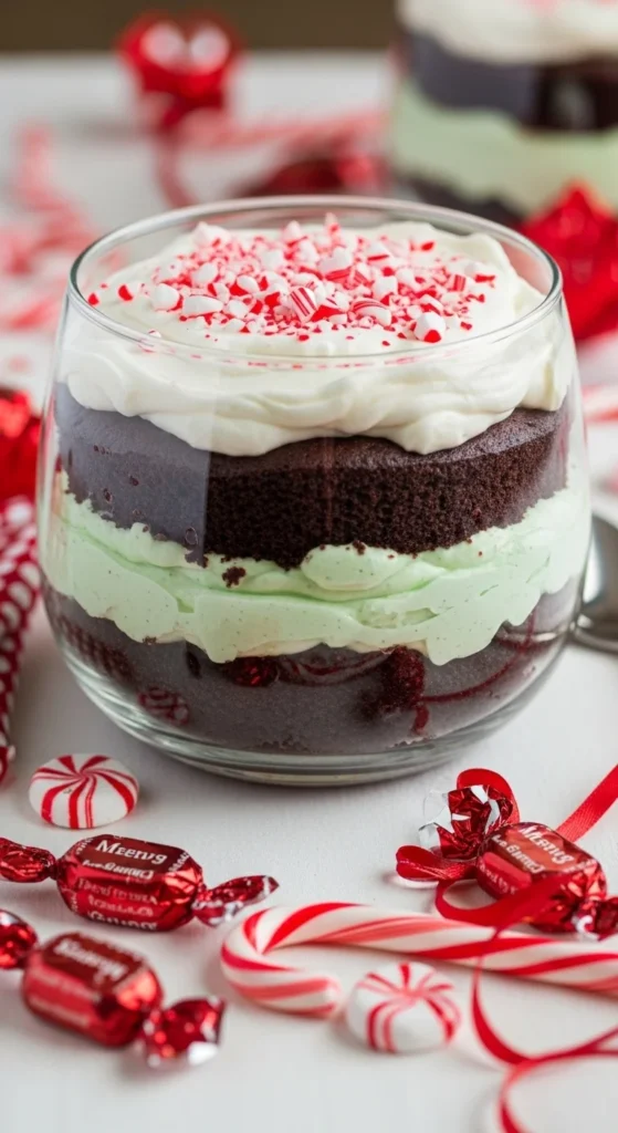 Chocolate Peppermint Trifle