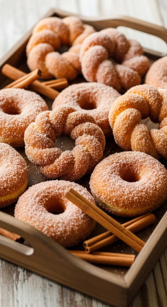 Cinnamon Sugar Baked Donuts