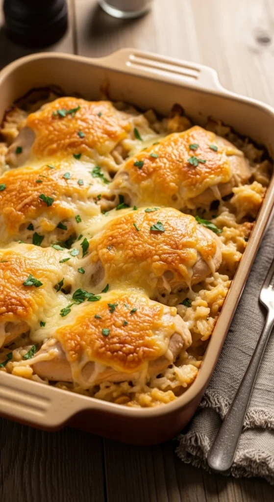 Classic Chicken and Rice Casserole