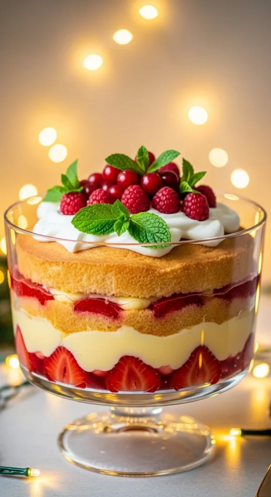 Classic English Christmas Trifle