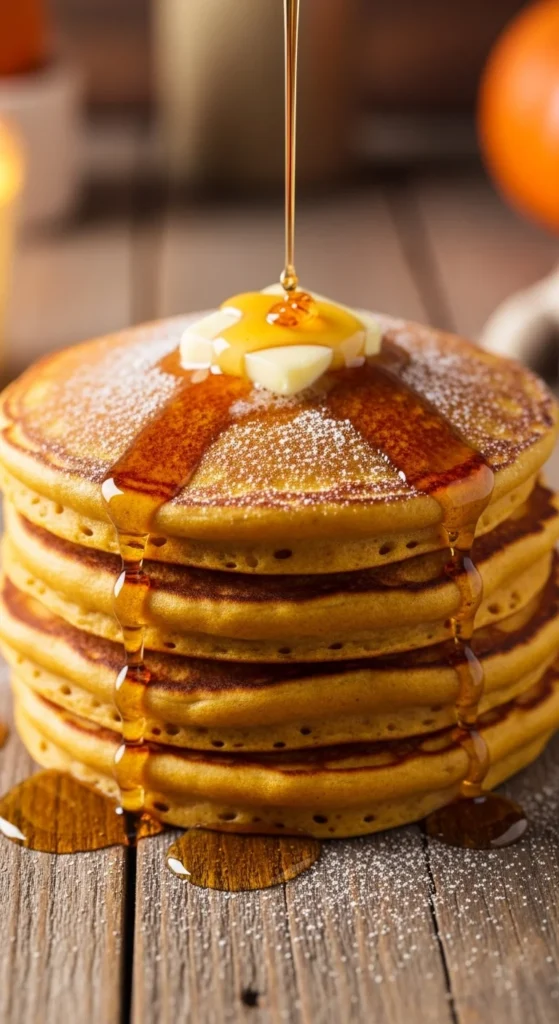 Classic Fluffy Pumpkin Pancakes