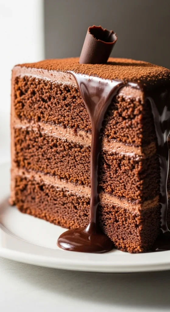 Classic Fudgy Chocolate Cake