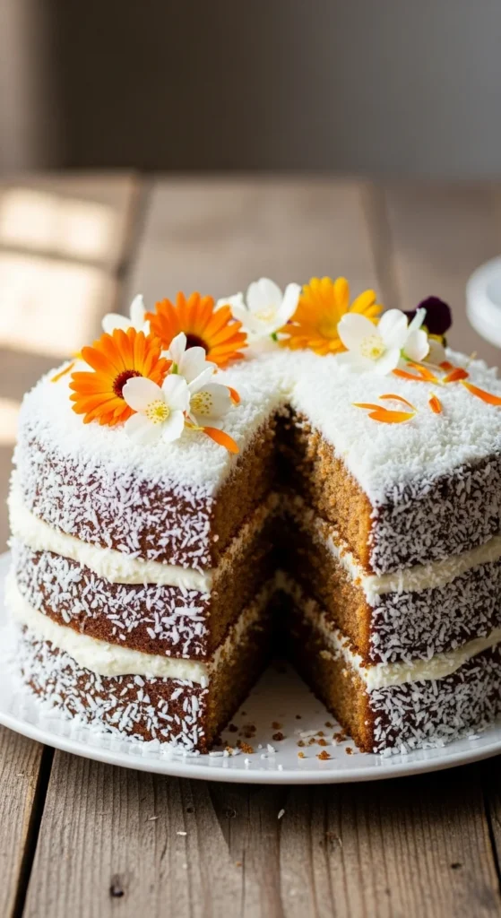 Coconut Carrot Cake