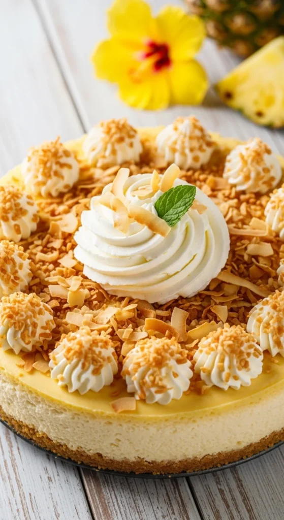 Coconut Cream Cheesecake