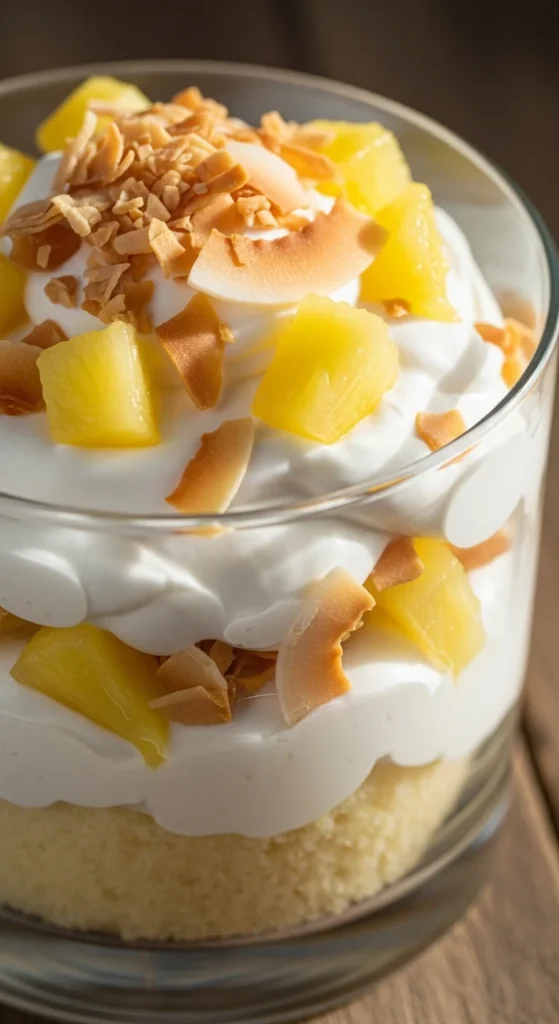 Coconut Pineapple Trifle