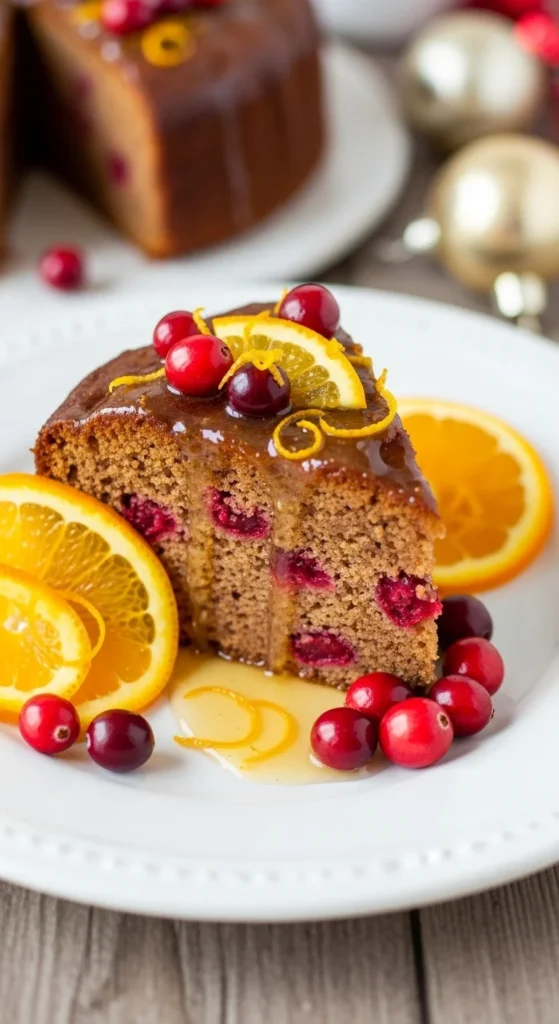 Cranberry and Orange Pudding