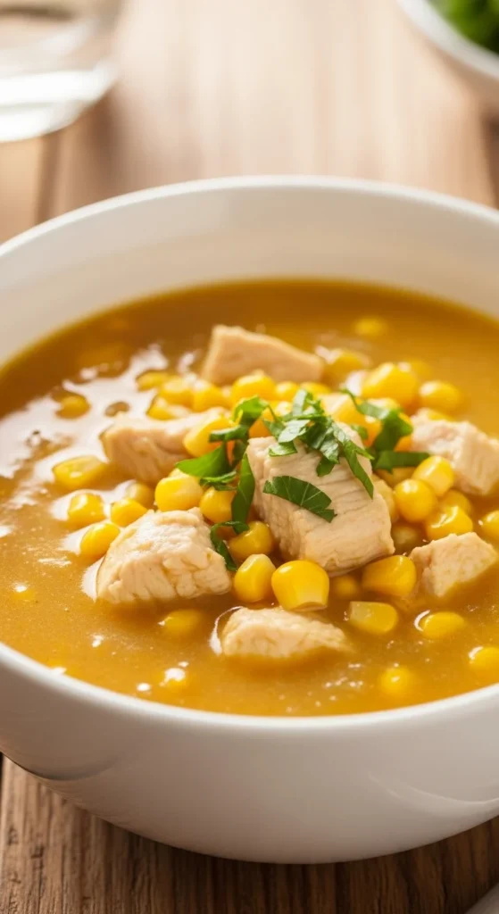 Creamy Chicken Corn Soup
