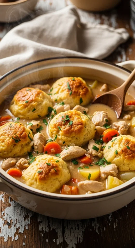 Creamy Chicken and Dumpling Stew