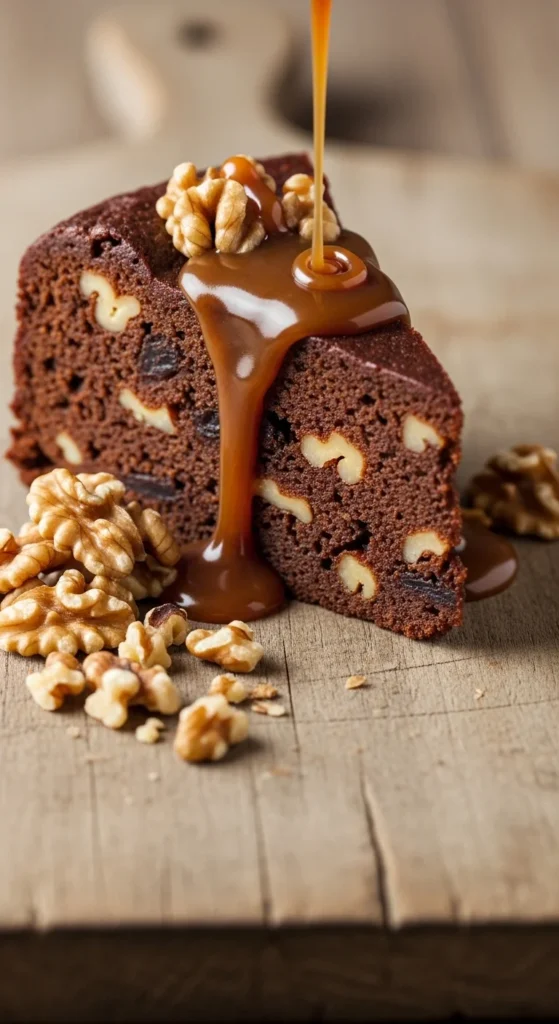 Date and Walnut Christmas Pudding