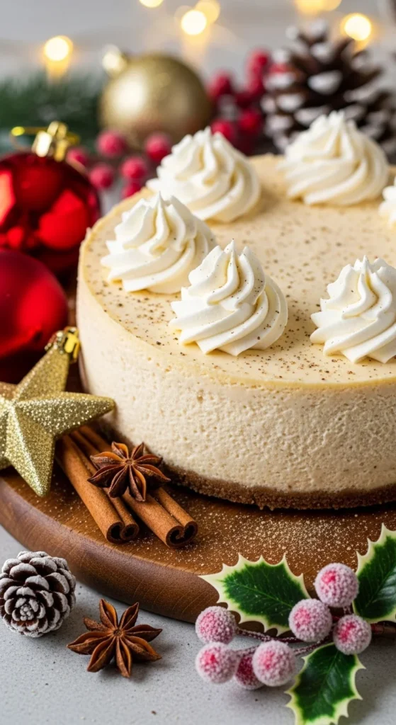 Eggnog Cheesecake