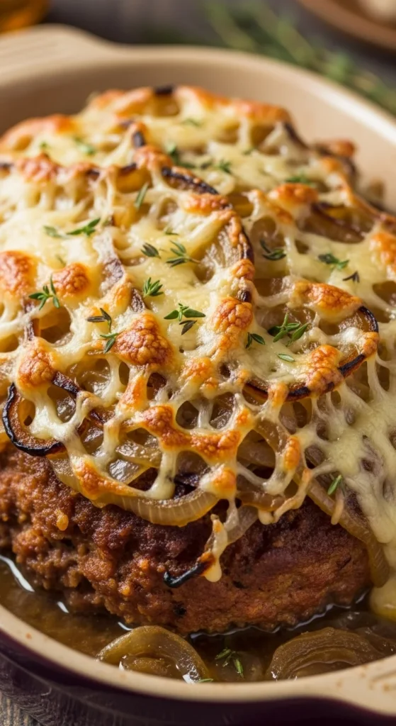 French Onion Meatloaf