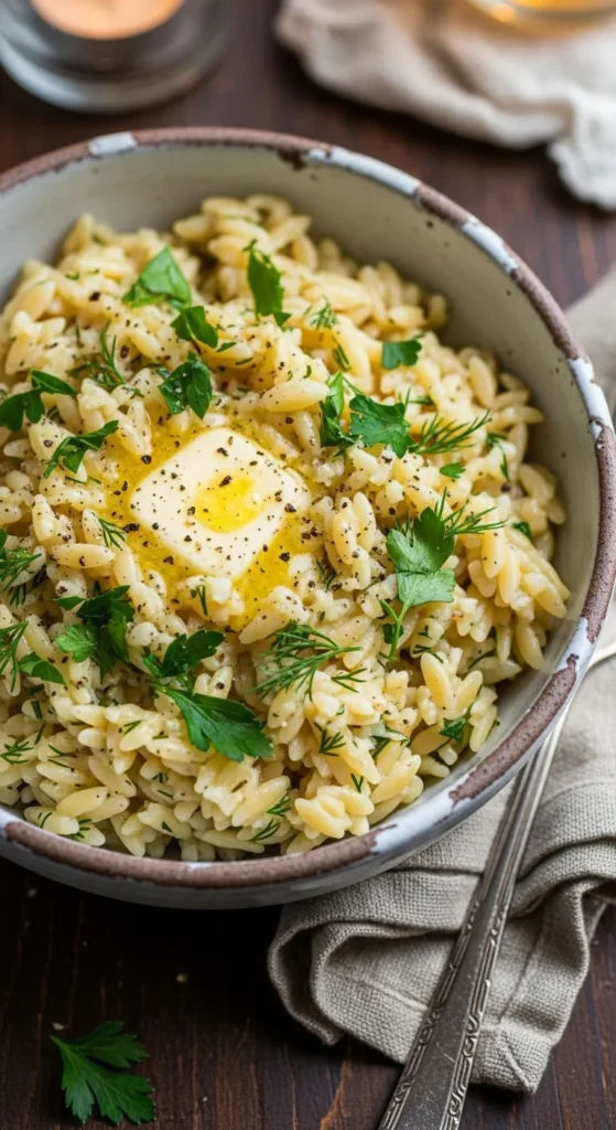 Garlic Butter Orzo