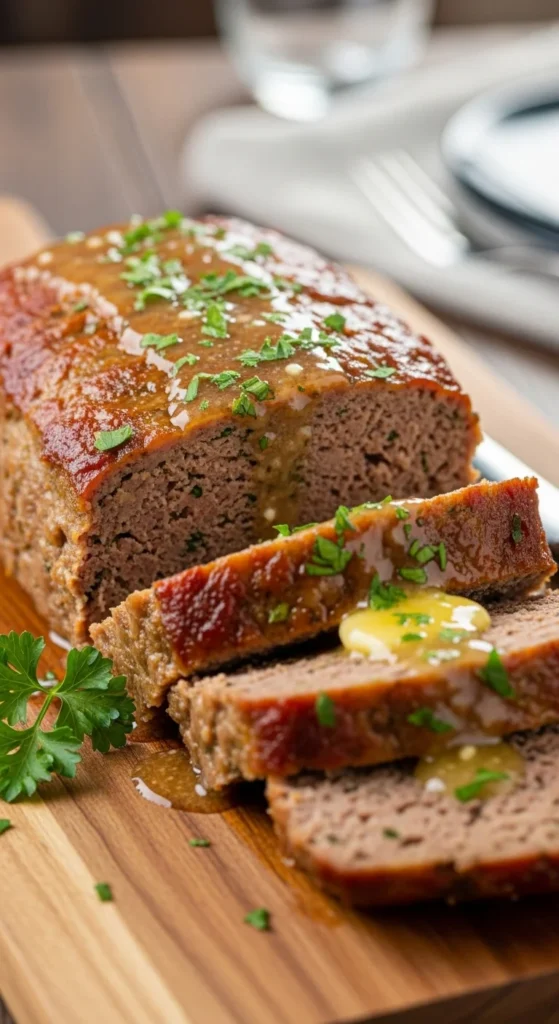  Garlic Herb Meatloaf