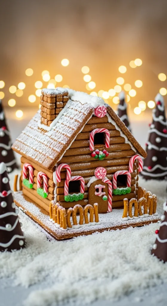 Gingerbread Cabin in the Woods