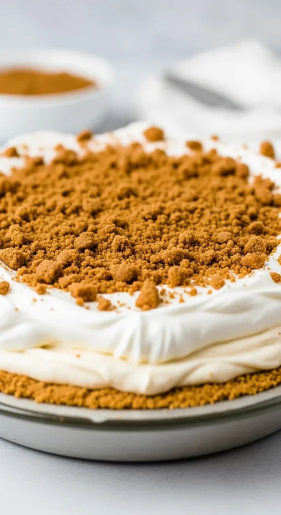 Gingerbread Cream Pie