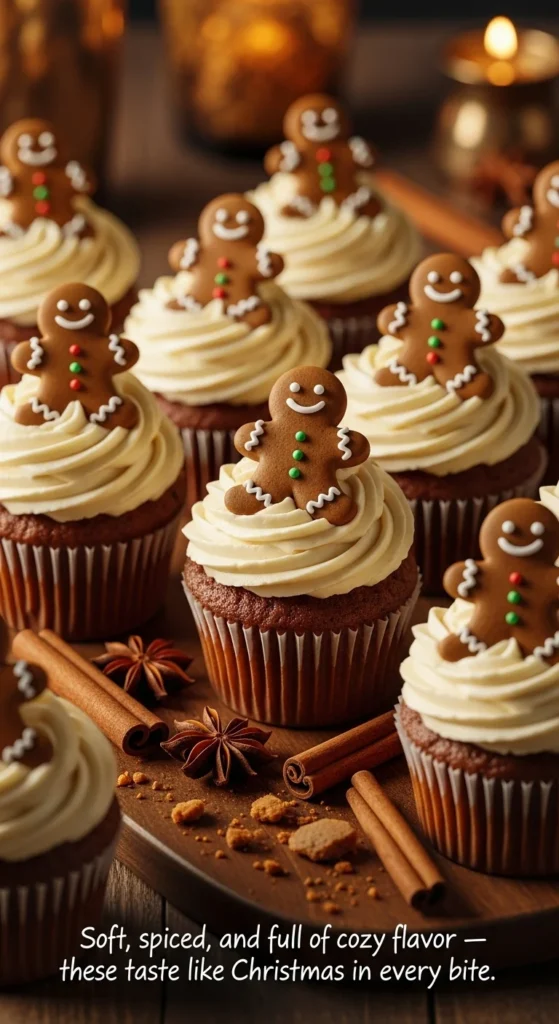 Gingerbread Cupcakes
