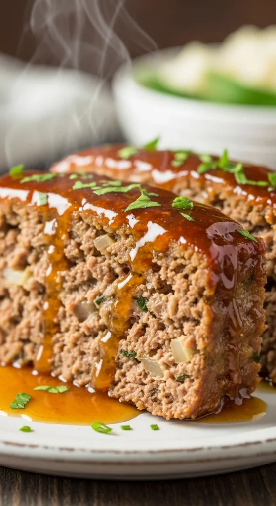 Glazed Brown Sugar Meatloaf