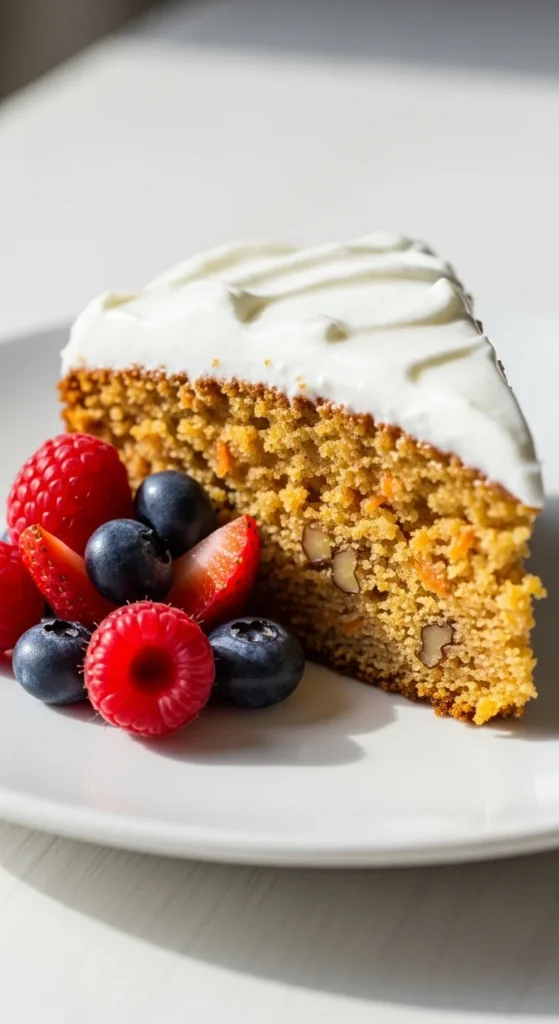 Healthy Carrot Cake with Greek Yogurt