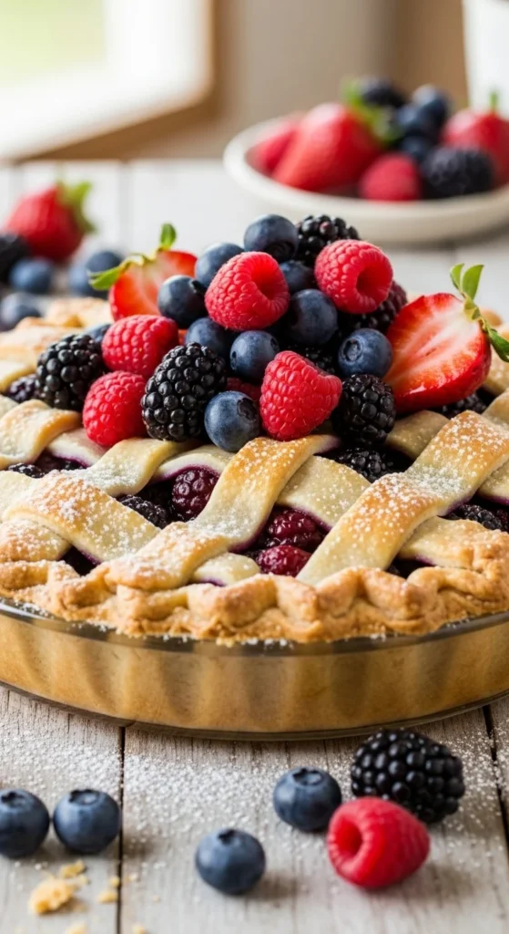 Holiday Berry Pie