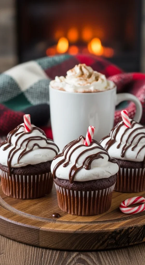 Hot Cocoa Cupcakes