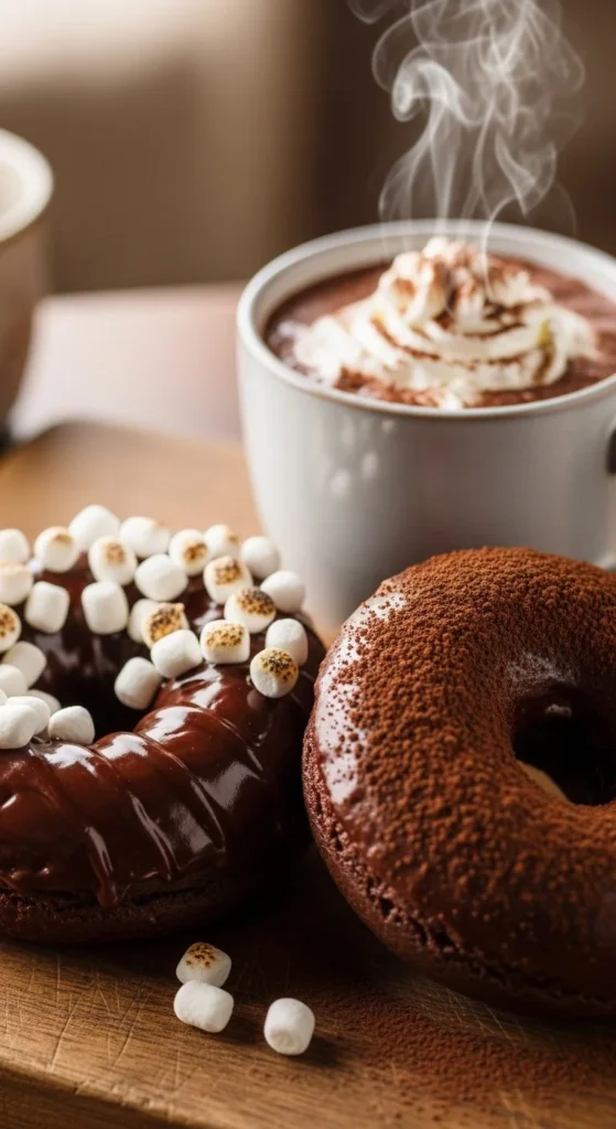 Hot Cocoa Donuts