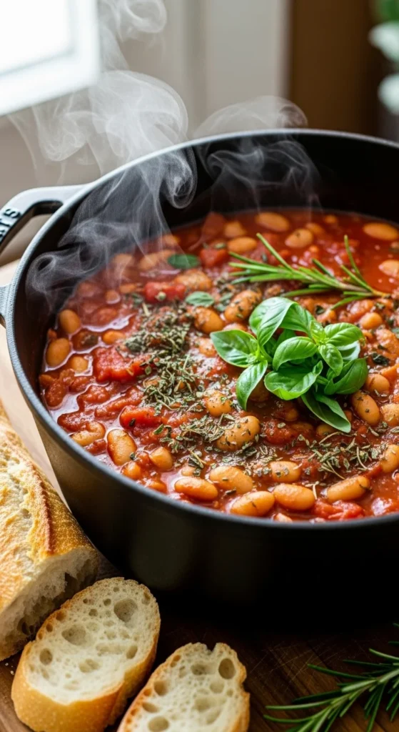 Italian Tomato and White Bean Stew