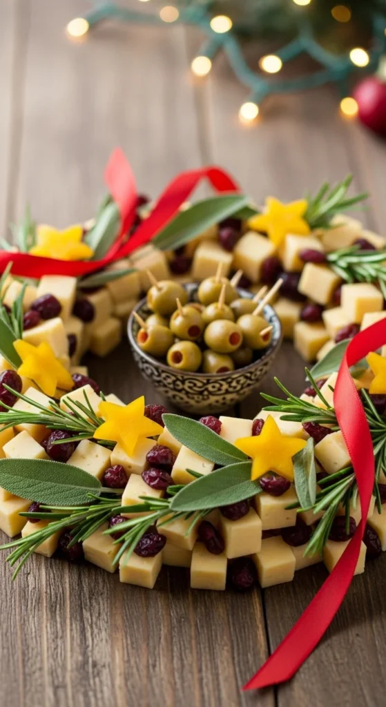 Mini Cheese Wreath Board