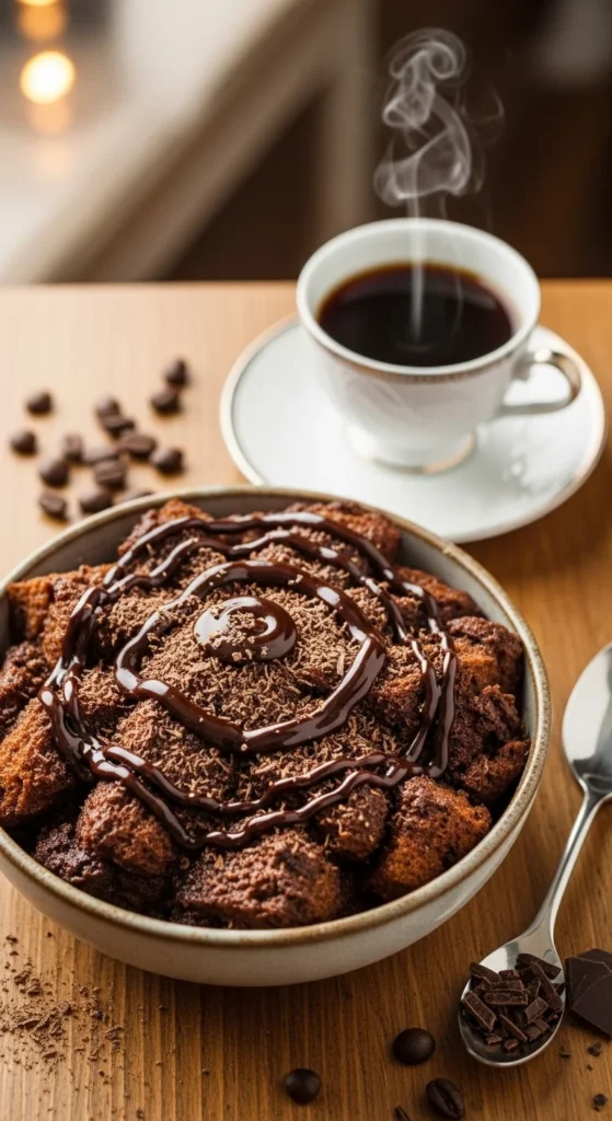 Mocha Espresso Bread Pudding