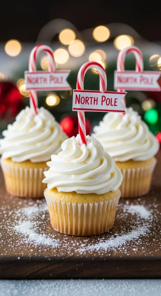 North Pole Cupcakes