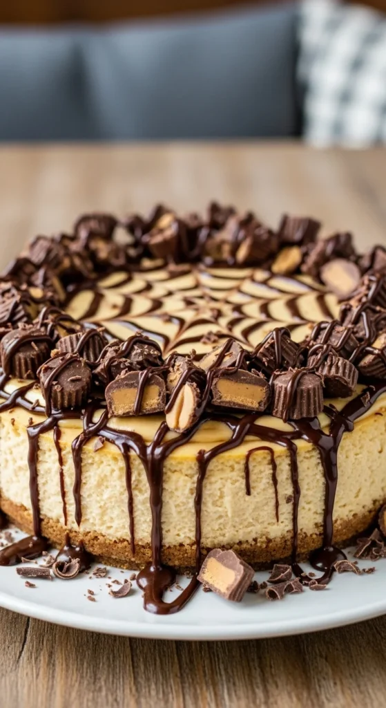 Peanut Butter Cup Cheesecake