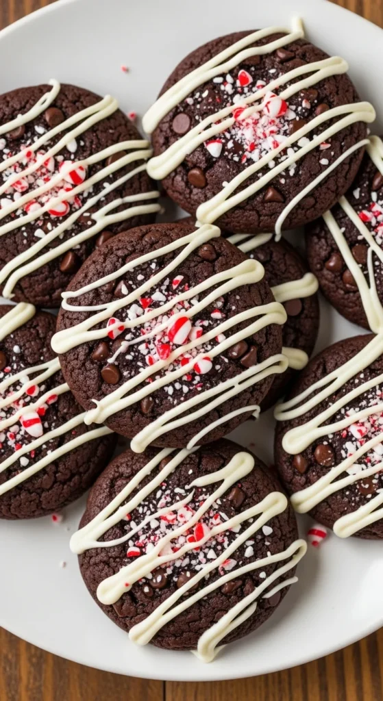 Peppermint Bark Cookies