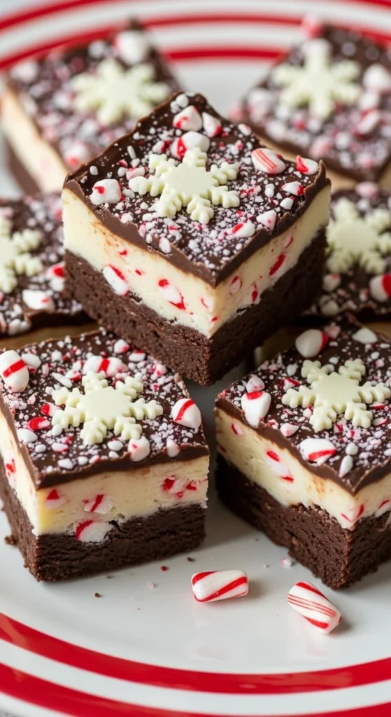 Peppermint Bark Fudge