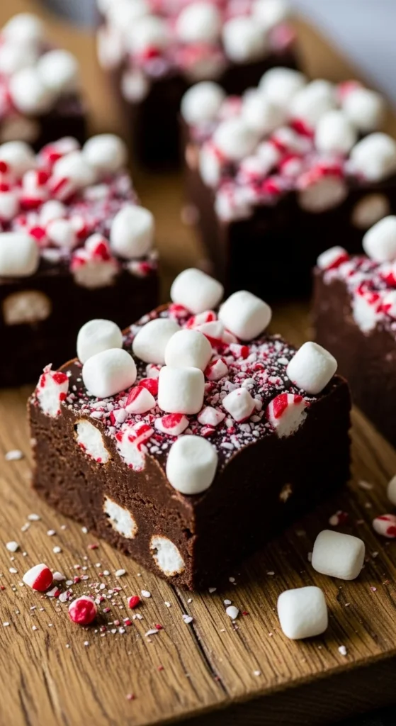 Peppermint Hot Cocoa Fudge