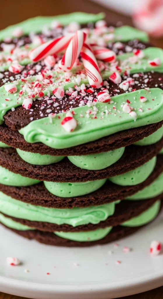 Peppermint Icebox Cake