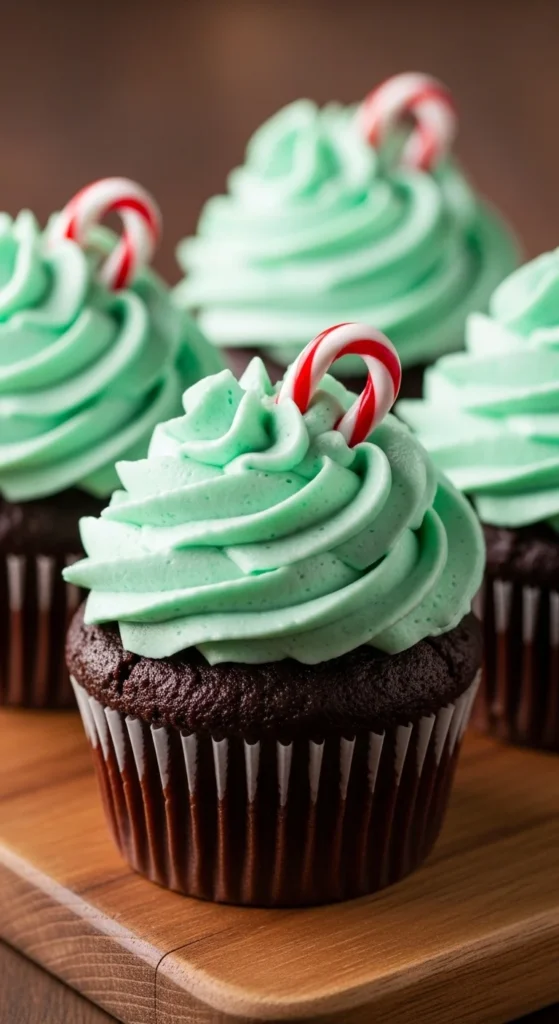 Peppermint Mocha Cupcakes